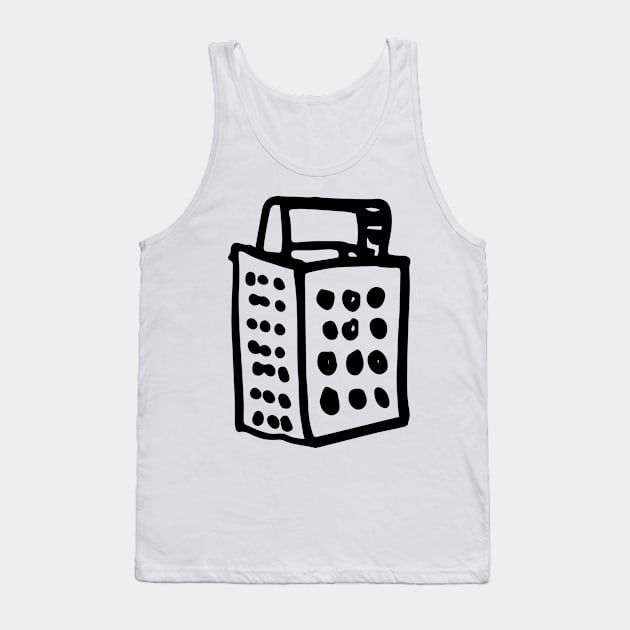 Retro Cheese Grater Tank Top by SWON Design